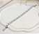 Pulseira DUA LIPA de zircônia premium folheada a prata - Imagem 1