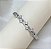 Bracelete NOEMI duplo florzinhas cravejadas com zirconia folheada a prata - Imagem 1