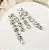 Brinco RIHANA party chatons duplos premium - Imagem 1