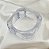 Bracelete ROSETA acrilico transparente geometrico max - Imagem 1