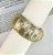 Bracelete ASHLEY texturizado folheada a ouro - Imagem 1