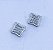 Brinco JUNIPER trevo cravejado de zirconia CRISTAL folheado a prata - Imagem 1