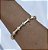 Bracelete IZADOCK cravejada com microzirconia folheada a ouro - Imagem 1