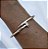 Bracelete AKILA prego cravejada com microzirconia folheada a ouro - Imagem 1