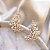 Brinco LENA ear cuff cravejado com zircônias folheada a ouro - Imagem 1