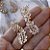 Brinco CUTE ear cuff cravejado com zircônias folheada a ouro - Imagem 1