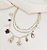 Colar MORGANA mix de correntes e charms - Imagem 1