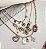 Colar AGNES triplo mix charms - Imagem 1