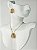 Conjunto SIENA cravejado no colar veneziana folheada a ouro - Imagem 1