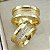 VL 002 - Par de Alianças em Ouro Amarelo 18K - Imagem 1