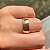 VL 1440 - Par de Alianças em Prata 950 com Ouro Amarelo 18K - 7 MM - Imagem 1