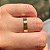 VL 1447 - Par de Alianças em Prata 950 com Ouro Amarelo 18K - 4 MM - Imagem 1