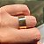 VL 1452 - Par de Alianças em Prata 950 com Ouro Amarelo 18K - 9 MM - Imagem 1