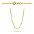 VL 1550 - Corrente em Ouro Amarelo 18K - 60 CM - Groumet - Imagem 1