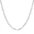 VL 1598 - Corrente em Ouro Branco 18K - 60 CM - Elo 3x1 - Imagem 1