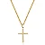 VL 1704 - Corrente em Ouro Amarelo 18K - 45 CM - Milano e Cruz Cravejada - Imagem 1