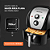 Fritadeira Air Fryer Mondial sem Óleo, Air Fryer, 8L com Timer - AFN-80-BI Preto/ Inox 220V - Imagem 4