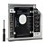 Case para Hd/Ssd Caddy Gaveta 9.5mm Preto para Hd 2.5 Exbom - HDCA-S095 - Imagem 2