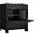 Fogão Esmaltec 5 Bocas Caribe Glass Automático Mesa Vidro Forno 87,8L - Preto - Bivolt - Imagem 3