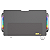 Mesa Gamer Nuker, RGB, Organizador de Fios e Suporte de Copos, USB, Preto, Mousepad MG001 Bright - Imagem 3