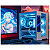 Gabinete Gamer Aquario CG-W2KV Micro ATX, Monitor Dynamic Integrado, Branco, Vidro Temperado, Suporte WC 240 mm - Imagem 9