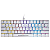 Teclado Mecânico K-MEX KBW88 60% – switches Blue, RGB dinâmico, Anti-Ghosting 19, USB 2.0, Branco - Imagem 2