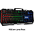 Teclado Gamer K-Mex Fusion Color KMM712 ABNT2 com Iluminação LED 3 Cores USB – Durabilidade e Estilo para o Seu Setup - Imagem 2