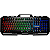 Teclado Gamer K-Mex Fusion Color KMM712 ABNT2 com Iluminação LED 3 Cores USB – Durabilidade e Estilo para o Seu Setup - Imagem 1
