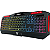 Teclado Gamer Gamdias Ares P1 RGB – membrana resistente a respingos, 6 zonas RGB, 26 teclas Anti-Ghosting - Imagem 1