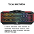 Teclado Gamer Gamdias Ares P1 RGB – membrana resistente a respingos, 6 zonas RGB, 26 teclas Anti-Ghosting - Imagem 3