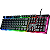 Teclado Gamer Trust GXT 835 RGB Rainbow – 104 teclas, resposta 8 ms, USB Plug & Play - Imagem 1
