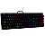 Teclado Mecânico Dazz Orion Essential ABNT2 – switches YH Blue, RGB 12 modos, Anti-Ghosting 25, USB 2.0, Preto - Imagem 1