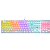 Teclado Mecânico Dazz Orion Essential ABNT2 – switches YH Blue, RGB 12 modos, Anti-Ghosting 25, USB 2.0, Branco - Imagem 6
