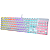 Teclado Mecânico Dazz Orion Essential ABNT2 – switches YH Blue, RGB 12 modos, Anti-Ghosting 25, USB 2.0, Branco - Imagem 3