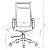 Cadeira de Escritório, Branca, Encosto Esteirinha, Base Cromada com Rodinha, Fortt UT-C039D - Imagem 6