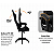 Cadeira Gamer, Cor Preta, D60, Reclinação 130°, Conforto, Suporte Lombar, X-Rocker, Dazz - Imagem 8