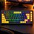 Teclado Mecânico Gamer Redragon Elf RGB 75% ABNT2 Melt Gold Preto e Amarelo K649PY-RGB PT - Imagem 9