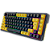 Teclado Mecânico Gamer Redragon Elf RGB 75% ABNT2 Melt Gold Preto e Amarelo K649PY-RGB PT - Imagem 2
