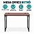 Mesa Escritório GET Office Retrô Marrom 100x50x74cm MDP 15mm Passa Cabos 72327 - Imagem 9