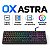 Teclado Gamer Semimecânico OX Astra ABNT2 Rainbow Anti-Ghosting USB-C Preto 72837 - Imagem 9