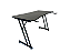 Mesa Gamer Hayom Slim MG1000 Preta 120x60x75cm MDF Metal Suporte Headset e Copo - Imagem 1