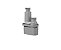 Dispensers Conjunto c/Organizador Flow - Chumbo (ref.CDM700CHF) - Imagem 3