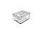 Organizador Clear Fresh 2,2L c/ 01 Bandeja - Cristal (ref.OF400NT) - Imagem 1