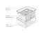 Organizador Clear Fresh 2,2L c/ 02 Cestos - Cristal (ref.OF650NT) - Imagem 5