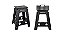 Banco Dobrável 29 x 22 x 45 GG - Preto Paramount (ref.2137) - Imagem 1