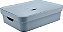 Caixa Organizadora Cube c/Tampa Azul 16L (ref.CC550) - Imagem 1