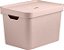 Caixa Organizadora Cube c/Tampa Rosa 18L (ref.CC450) - Imagem 1
