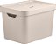 Caixa Organizadora Cube c/Tampa Bege 18L (ref.CC450) - Imagem 1