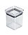 Mini Pote Hermético Quadrado Lumini 180ml (ref.1978) - Imagem 1