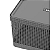 Cesto Organizador Grid c/Tampa 20L Chumbo (ref.CG350) - Imagem 3
